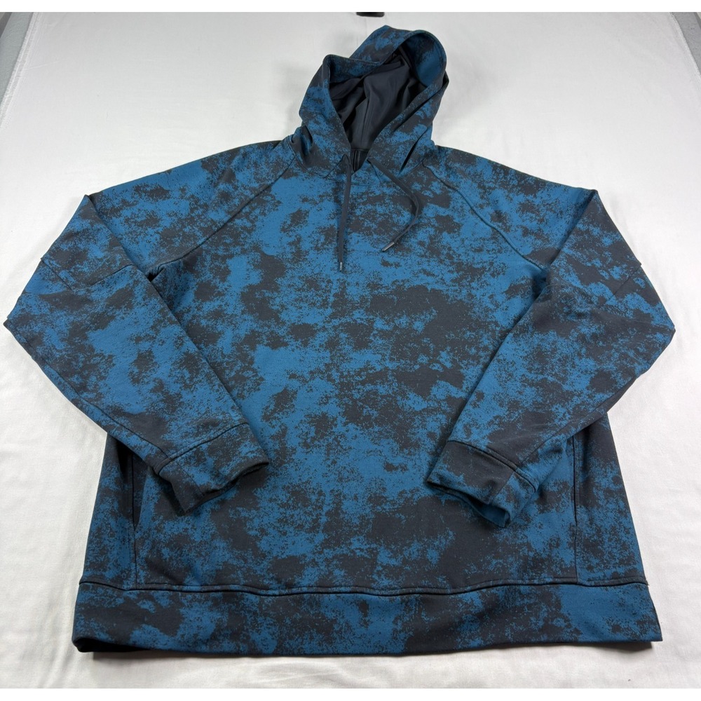 Lululemon City Sweat Hoodie Mens XL Blue Spectral Graphite Pullover Athleisure‎